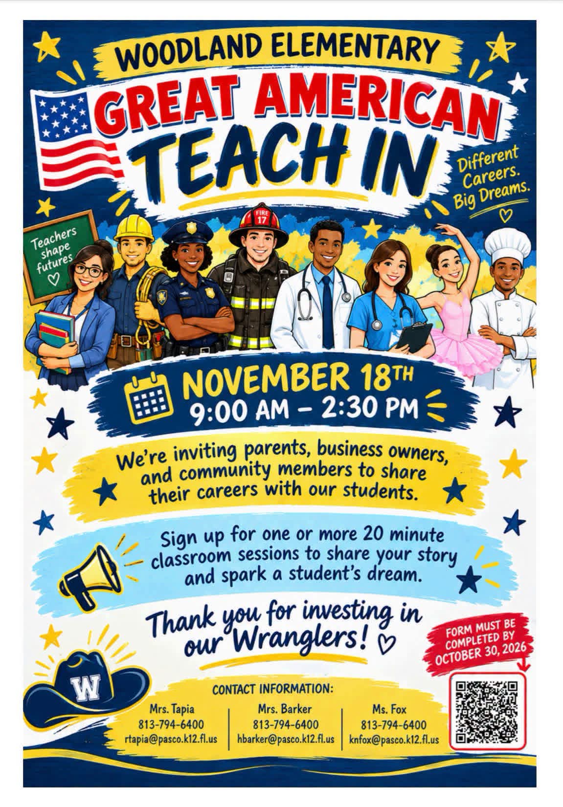<p>Great American Teach In, November 18</p>