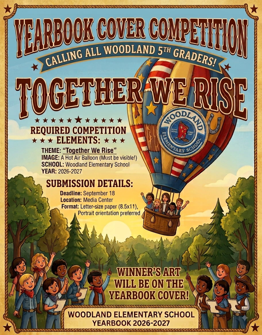 <p>5th Grade Yearbook Cover Competition</p>