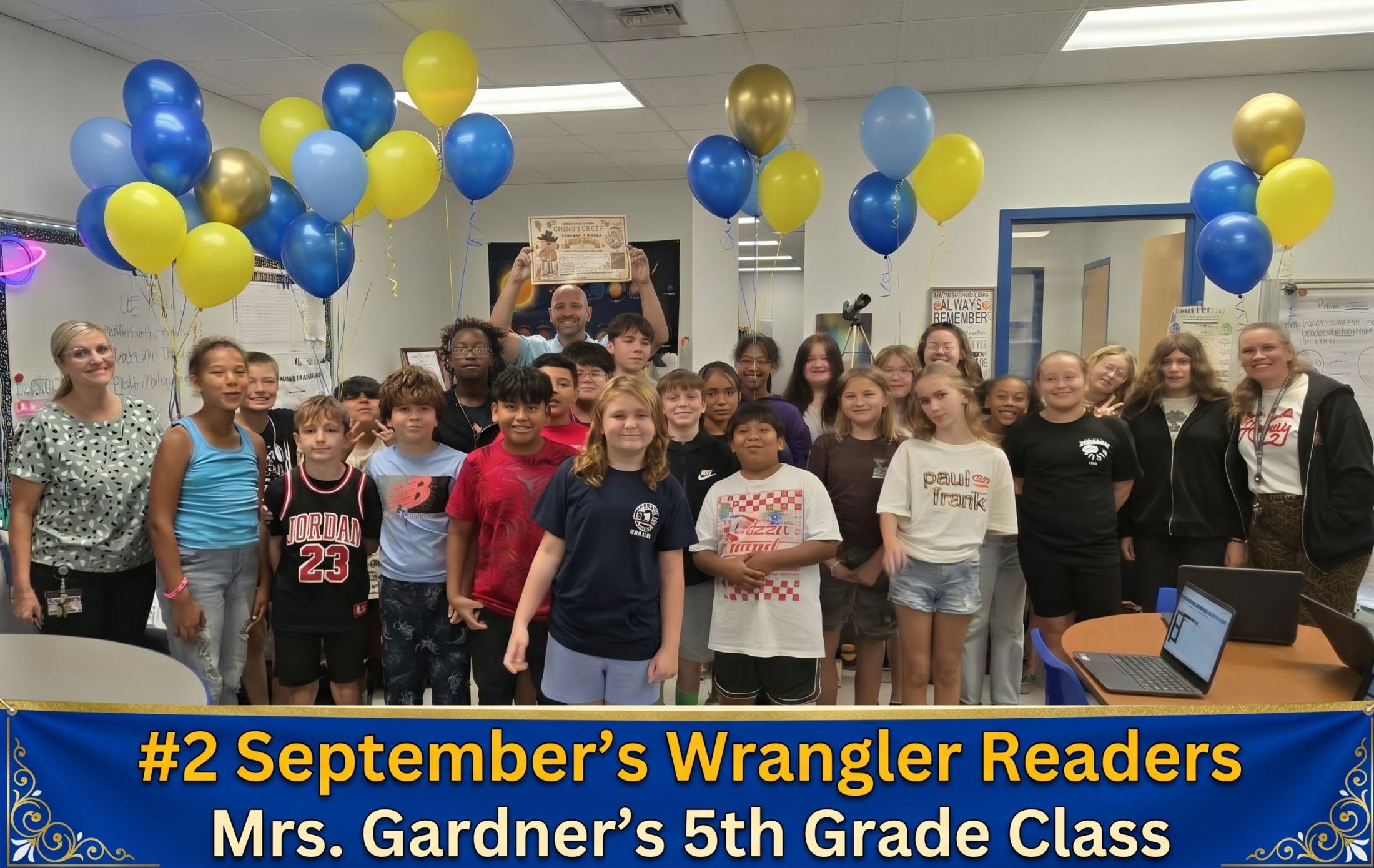 Wrangler Readers for September 2nd Place - 