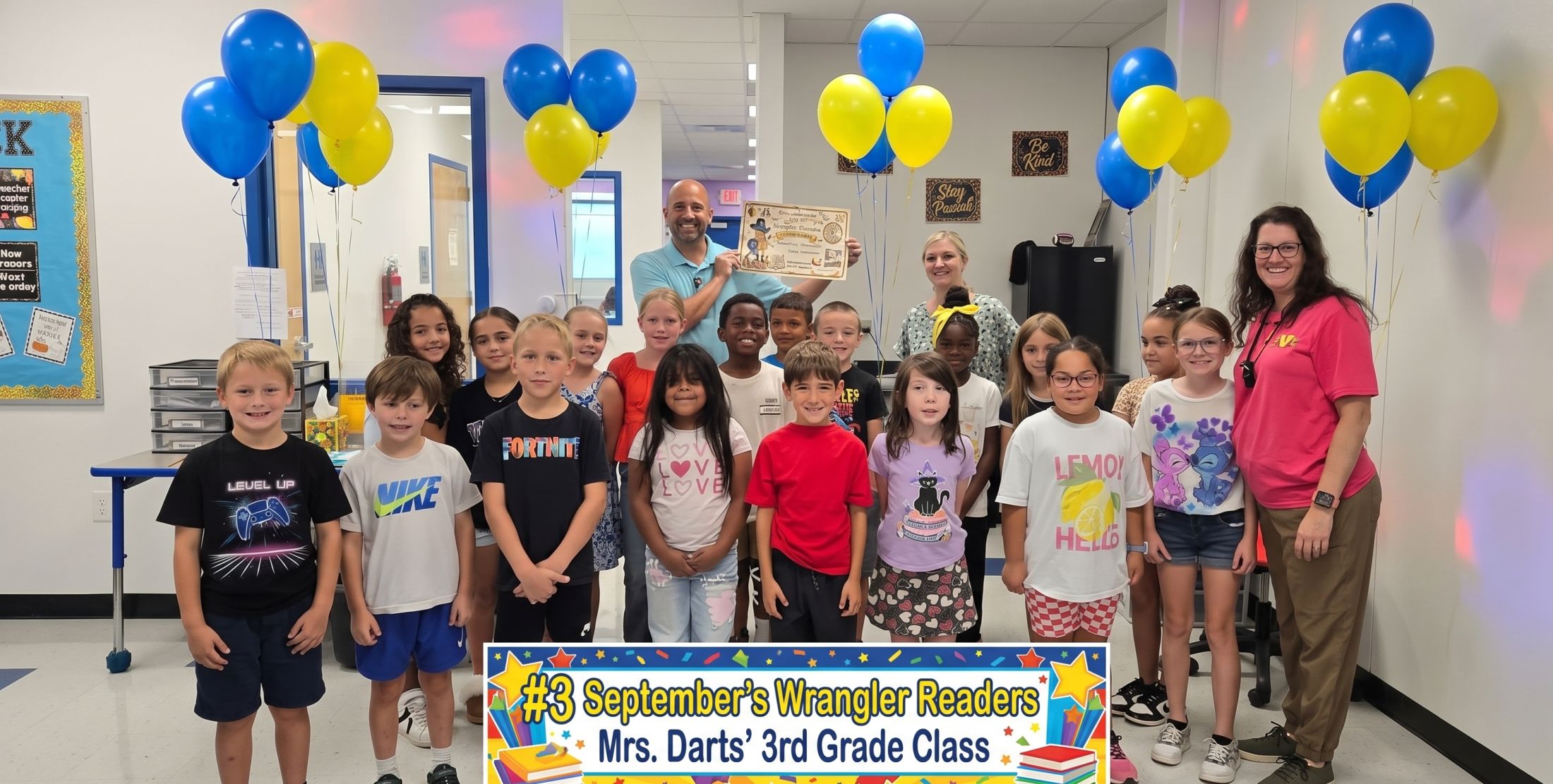 Wrangler readers for September 3rd Place - 