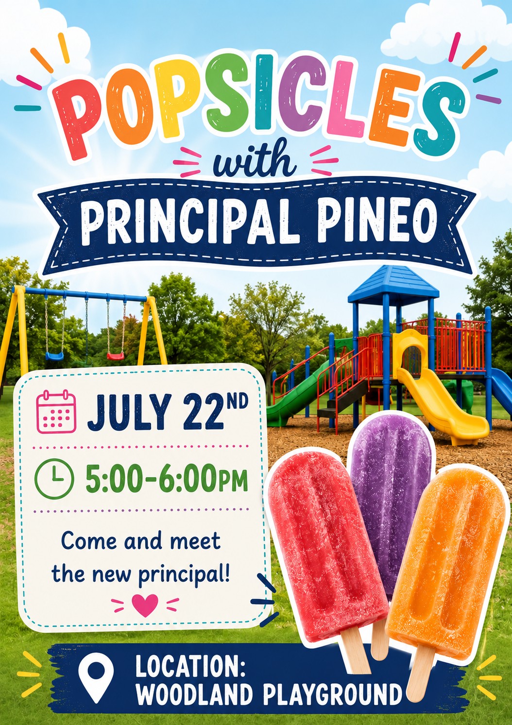 Come and meet the new Principal! - 